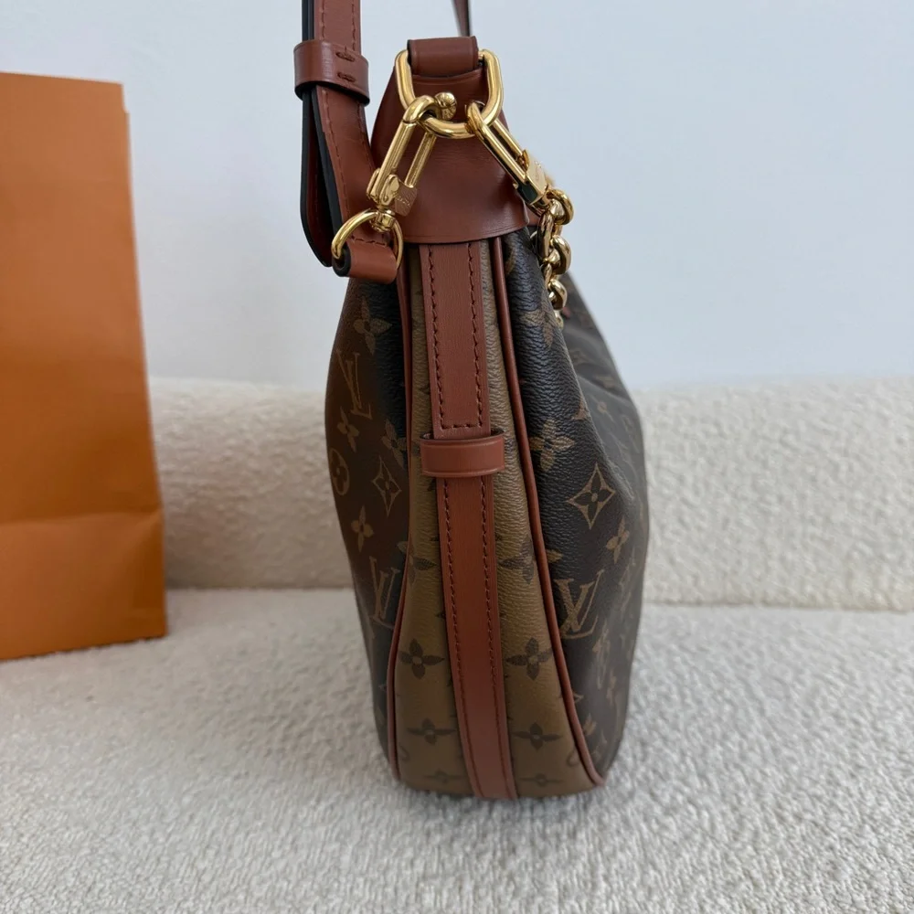 Louis Vuitton Monogram Hobo Loop Crossbody Shoulder Bag